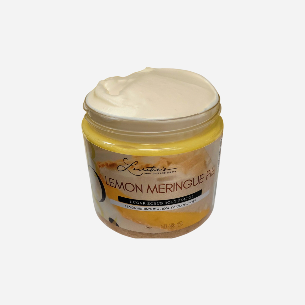 LEMON MERINGUE PIE WHIPPED AND CREAMY SUGAR SCRUB 🍋