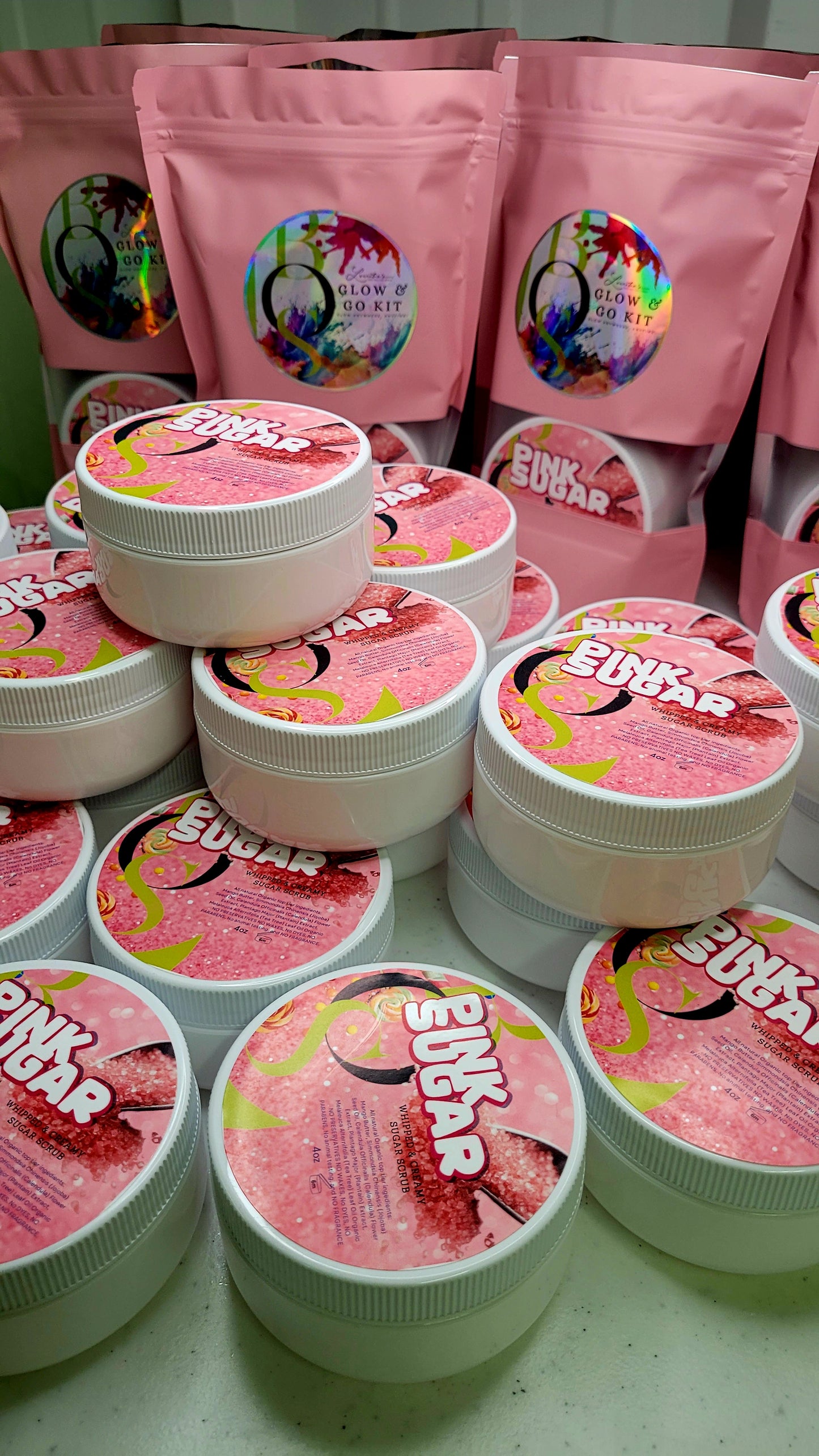 PINK SUGAR GLOW & GO KIT