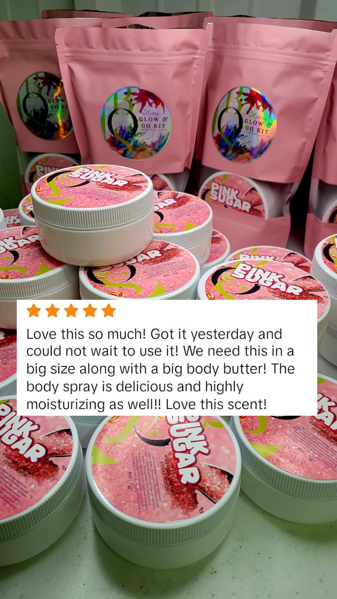 PINK SUGAR GLOW & GO KIT