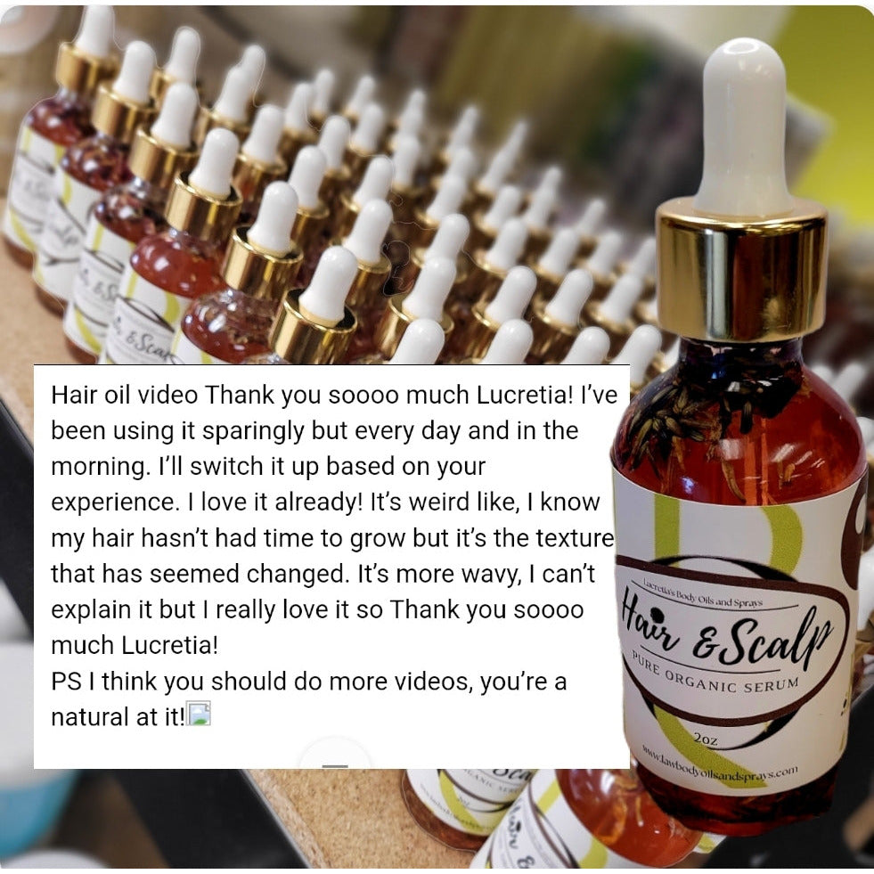 Hair and Scalp ORGANIC Serum