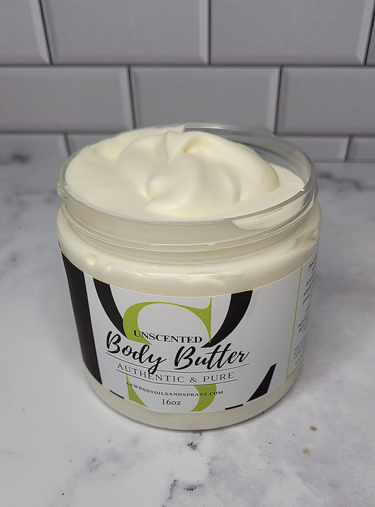 Body Butter 16oz size UNSCENTED ONLY