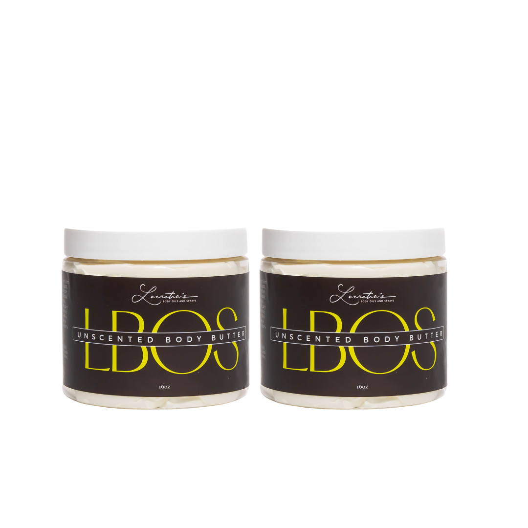 Double Pack Unscented Body Butter Bundle