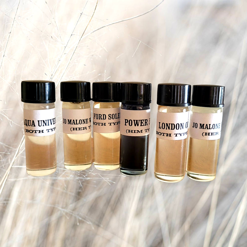 Undecided on what fragrance to get? Want to sample a fragrance before investing in a larger purchase? These dram samples sizes are the perfect size for that!